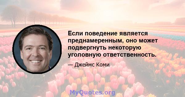 Если поведение является преднамеренным, оно может подвергнуть некоторую уголовную ответственность.