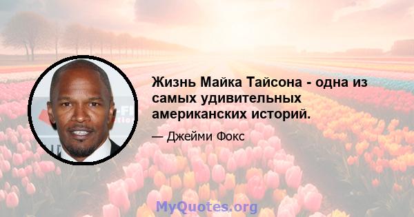 Жизнь Майка Тайсона - одна из самых удивительных американских историй.