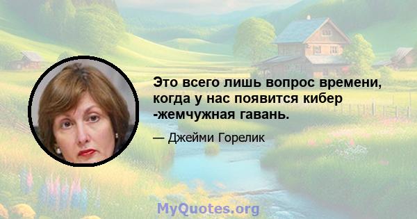 Это всего лишь вопрос времени, когда у нас появится кибер -жемчужная гавань.