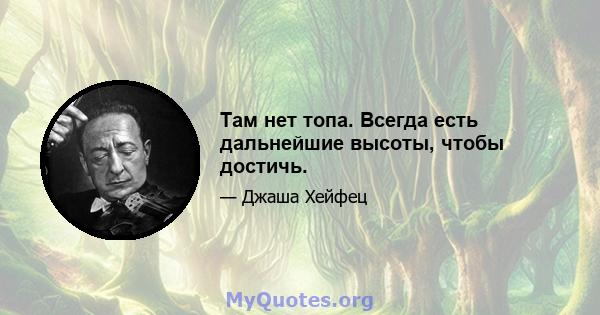 Там нет топа. Всегда есть дальнейшие высоты, чтобы достичь.