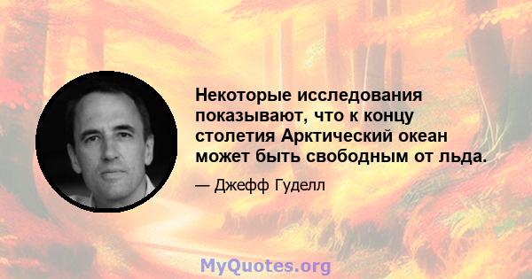 Некоторые исследования показывают, что к концу столетия Арктический океан может быть свободным от льда.