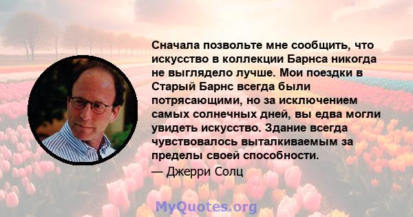 Сначала позвольте мне сообщить, что искусство в коллекции Барнса никогда не выглядело лучше. Мои поездки в Старый Барнс всегда были потрясающими, но за исключением самых солнечных дней, вы едва могли увидеть искусство.