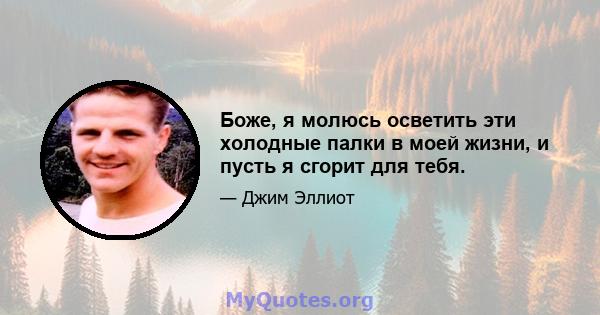 Боже, я молюсь осветить эти холодные палки в моей жизни, и пусть я сгорит для тебя.