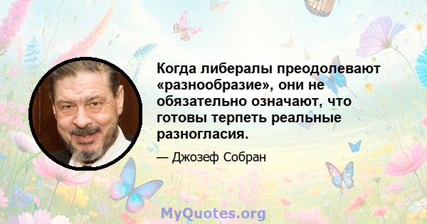 Когда либералы преодолевают «разнообразие», они не обязательно означают, что готовы терпеть реальные разногласия.