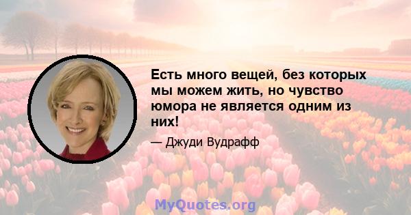 Есть много вещей, без которых мы можем жить, но чувство юмора не является одним из них!