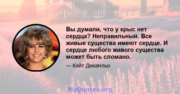 Вы думали, что у крыс нет сердца? Неправильный. Все живые существа имеют сердце. И сердце любого живого существа может быть сломано.