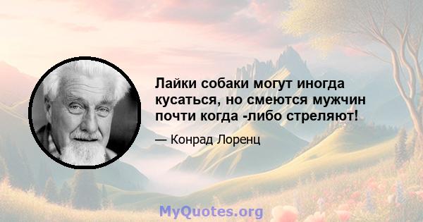 Лайки собаки могут иногда кусаться, но смеются мужчин почти когда -либо стреляют!