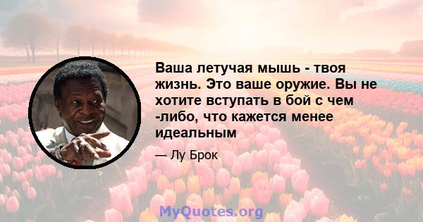 Ваша летучая мышь - твоя жизнь. Это ваше оружие. Вы не хотите вступать в бой с чем -либо, что кажется менее идеальным