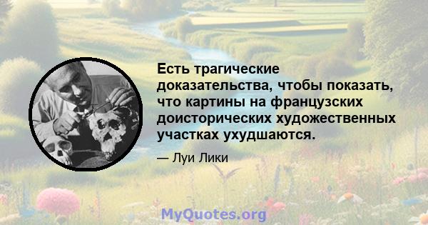 Есть трагические доказательства, чтобы показать, что картины на французских доисторических художественных участках ухудшаются.