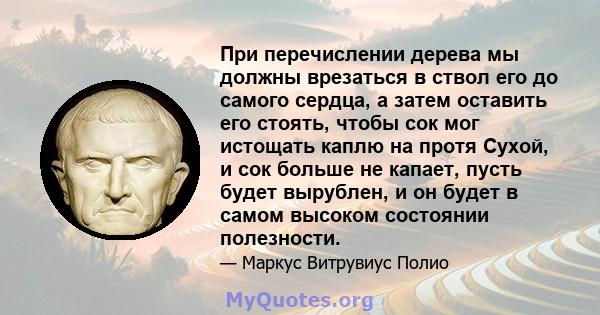 При перечислении дерева мы должны врезаться в ствол его до самого сердца, а затем оставить его стоять, чтобы сок мог истощать каплю на протя Сухой, и сок больше не капает, пусть будет вырублен, и он будет в самом