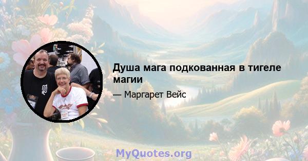 Душа мага подкованная в тигеле магии