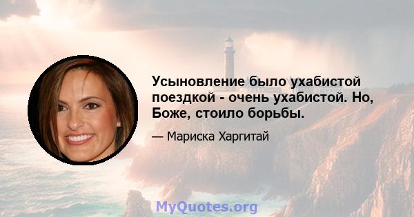 Усыновление было ухабистой поездкой - очень ухабистой. Но, Боже, стоило борьбы.