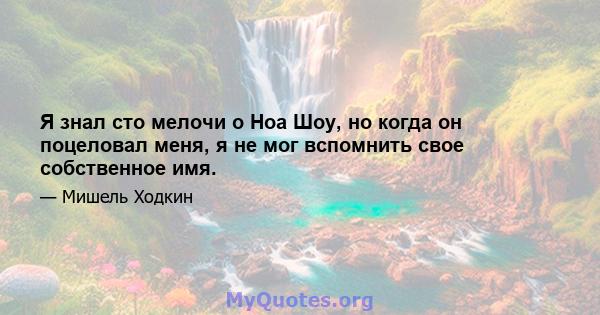 Я знал сто мелочи о Ноа Шоу, но когда он поцеловал меня, я не мог вспомнить свое собственное имя.