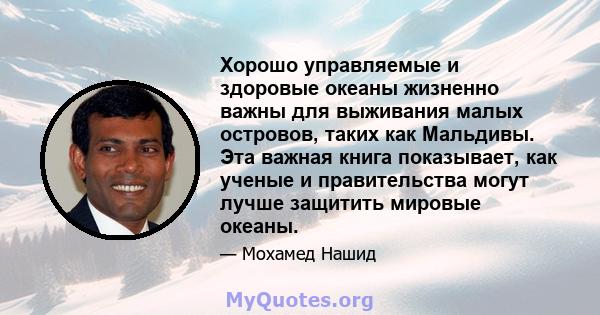 Хорошо управляемые и здоровые океаны жизненно важны для выживания малых островов, таких как Мальдивы. Эта важная книга показывает, как ученые и правительства могут лучше защитить мировые океаны.