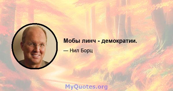 Мобы линч - демократии.