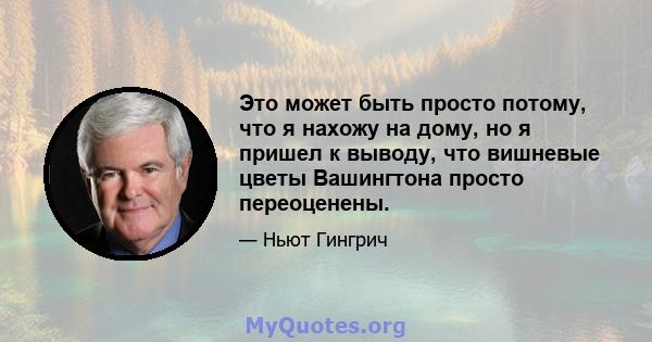 Это может быть просто потому, что я нахожу на дому, но я пришел к выводу, что вишневые цветы Вашингтона просто переоценены.