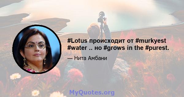 #Lotus происходит от #murkyest #water .. но #grows in the #purest.