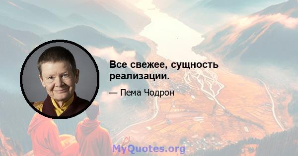 Все свежее, сущность реализации.