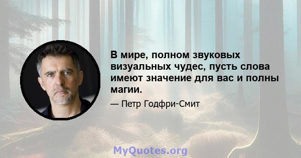 В мире, полном звуковых визуальных чудес, пусть слова имеют значение для вас и полны магии.