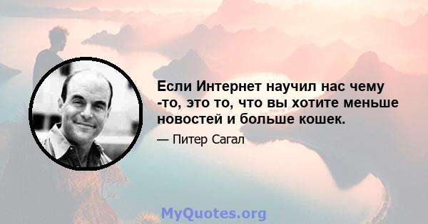 Если Интернет научил нас чему -то, это то, что вы хотите меньше новостей и больше кошек.