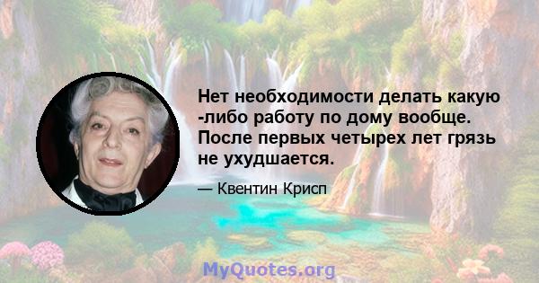 Нет необходимости делать какую -либо работу по дому вообще. После первых четырех лет грязь не ухудшается.