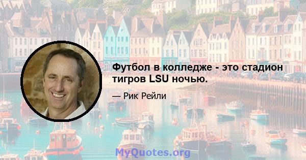 Футбол в колледже - это стадион тигров LSU ночью.