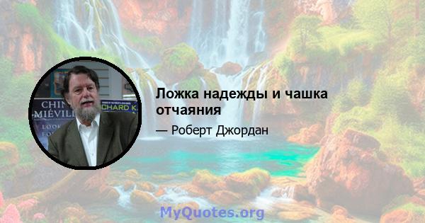 Ложка надежды и чашка отчаяния