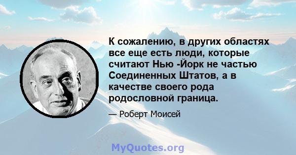 К сожалению, в других областях все еще есть люди, которые считают Нью -Йорк не частью Соединенных Штатов, а в качестве своего рода родословной граница.