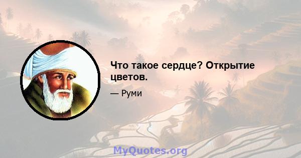 Что такое сердце? Открытие цветов.