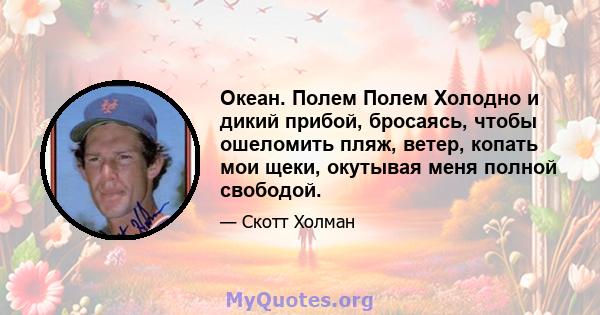 Океан. Полем Полем Холодно и дикий прибой, бросаясь, чтобы ошеломить пляж, ветер, копать мои щеки, окутывая меня полной свободой.