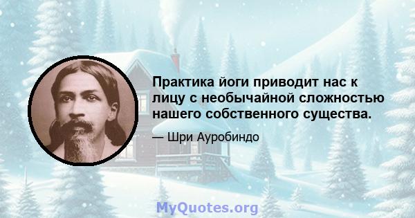 Практика йоги приводит нас к лицу с необычайной сложностью нашего собственного существа.