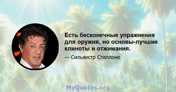 Есть бесконечные упражнения для оружия, но основы-лучшие клиноты и отжимания.