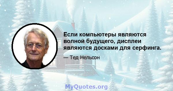 Если компьютеры являются волной будущего, дисплеи являются досками для серфинга.