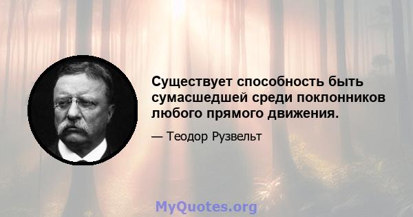 Существует способность быть сумасшедшей среди поклонников любого прямого движения.