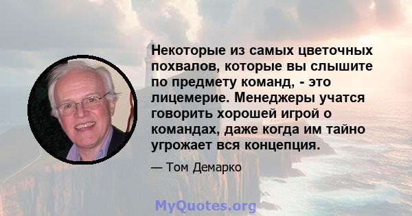 Некоторые из самых цветочных похвалов, которые вы слышите по предмету команд, - это лицемерие. Менеджеры учатся говорить хорошей игрой о командах, даже когда им тайно угрожает вся концепция.