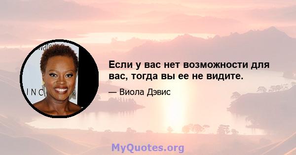 Если у вас нет возможности для вас, тогда вы ее не видите.