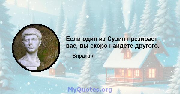 Если один из Суэйн презирает вас, вы скоро найдете другого.