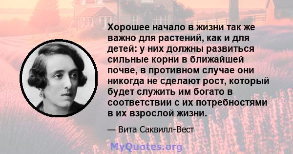 Хорошее начало в жизни так же важно для растений, как и для детей: у них должны развиться сильные корни в ближайшей почве, в противном случае они никогда не сделают рост, который будет служить им богато в соответствии с 