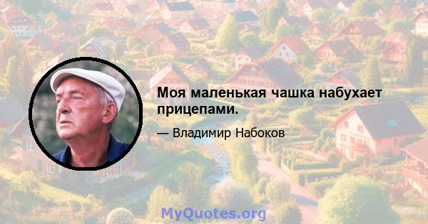 Моя маленькая чашка набухает прицепами.