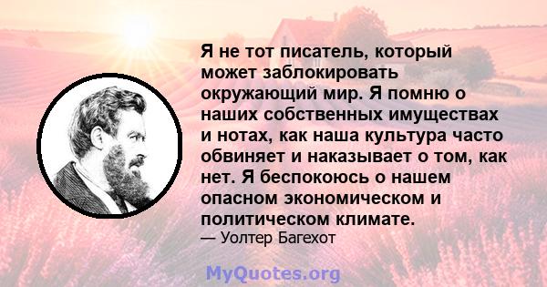 Я не тот писатель, который может заблокировать окружающий мир. Я помню о наших собственных имуществах и нотах, как наша культура часто обвиняет и наказывает о том, как нет. Я беспокоюсь о нашем опасном экономическом и