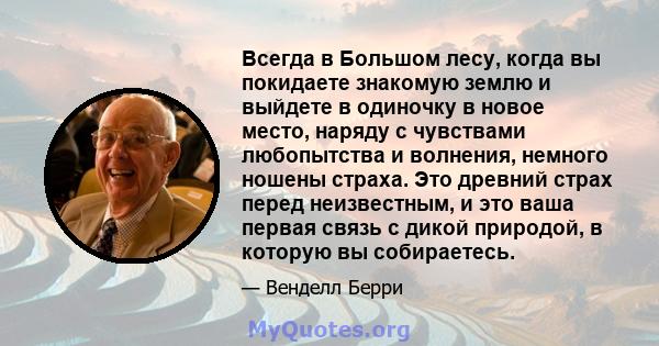 Всегда в Большом лесу, когда вы покидаете знакомую землю и выйдете в одиночку в новое место, наряду с чувствами любопытства и волнения, немного ношены страха. Это древний страх перед неизвестным, и это ваша первая связь 