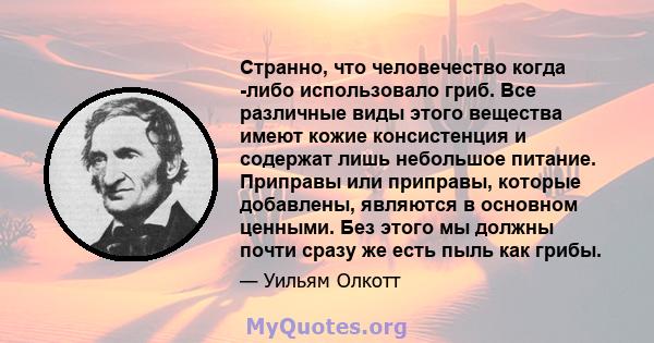 Странно, что человечество когда -либо использовало гриб. Все различные виды этого вещества имеют кожие консистенция и содержат лишь небольшое питание. Приправы или приправы, которые добавлены, являются в основном