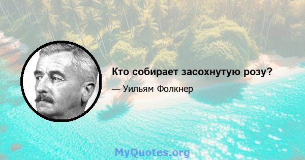 Кто собирает засохнутую розу?