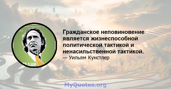 Гражданское неповиновение является жизнеспособной политической тактикой и ненасильственной тактикой.