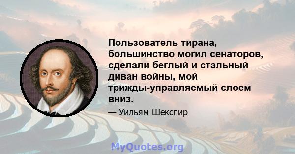 Пользователь тирана, большинство могил сенаторов, сделали беглый и стальный диван войны, мой трижды-управляемый слоем вниз.