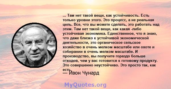 ... Там нет такой вещи, как устойчивость. Есть только уровни этого. Это процесс, а не реальная цель. Все, что вы можете сделать, это работать над этим. Там нет такой вещи, как какая -либо устойчивая экономика.